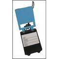 Luggage Tag - Suitcase Shaped - Blue - 3-1/8" x 2-1/8"